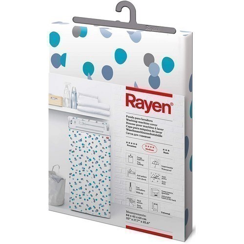 FUNDA LAVADORA RAYEN C/SUPERIOR MEDIUM LUNARES